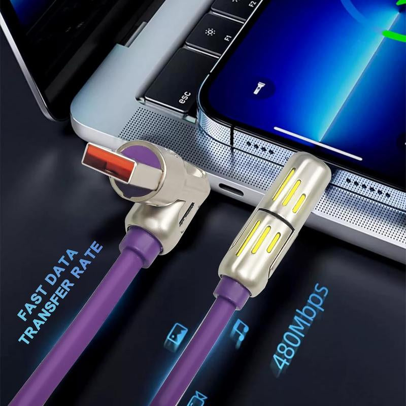 MAX 240W Fast Charging Cable - 4-In-1 Multi USB Charger - Universal