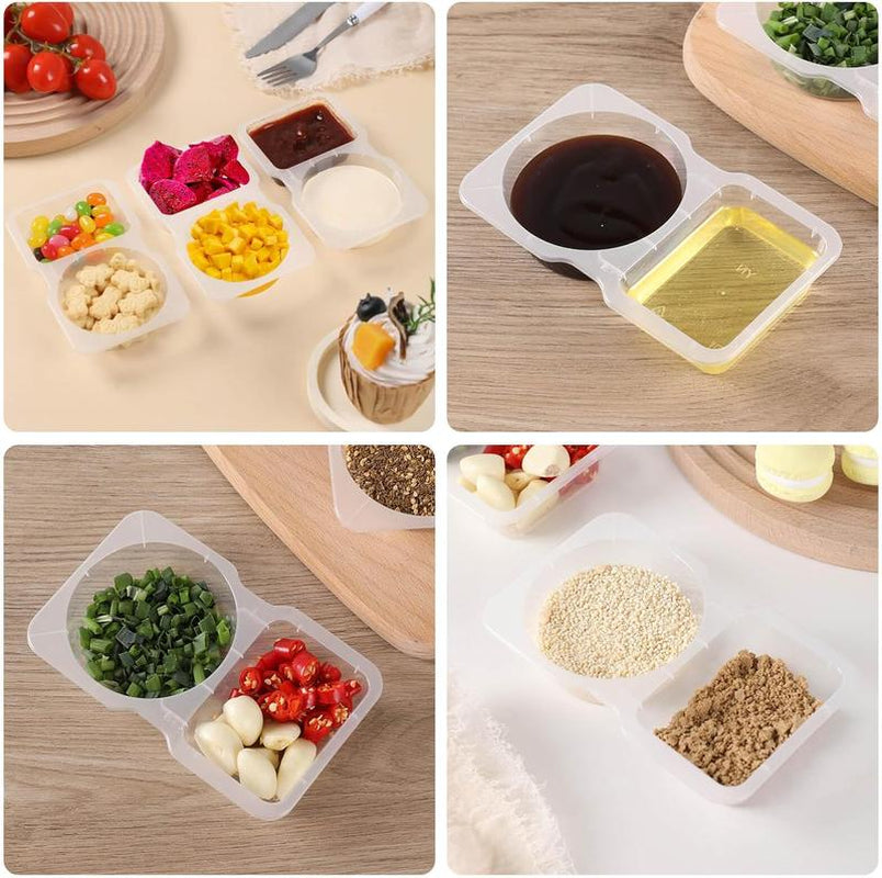 20 Sets Snack Containers Reusable Snack Containers with Lids