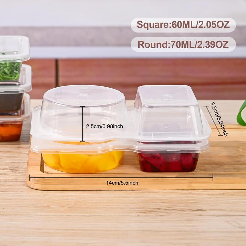 20 Sets Snack Containers Reusable Snack Containers with Lids