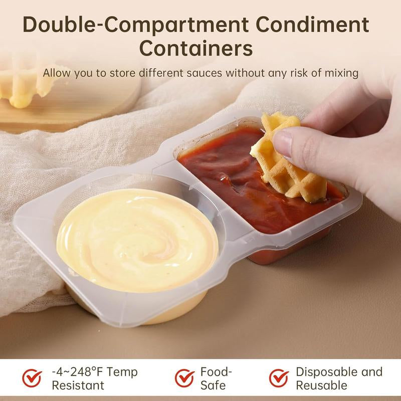 20 Sets Snack Containers Reusable Snack Containers with Lids