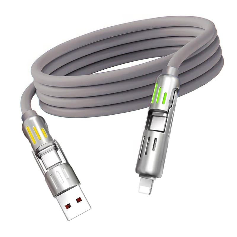 MAX 240W Fast Charging Cable - 4-In-1 Multi USB Charger - Universal